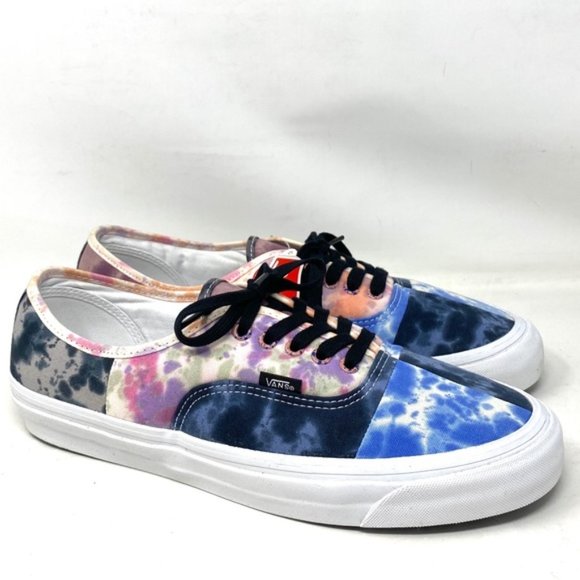 VANS Anaheim 44D Skate Shoes Low Multi Blue Canvas Men Size Sneaker VN0A54F9AXJ - Picture 2 of 9